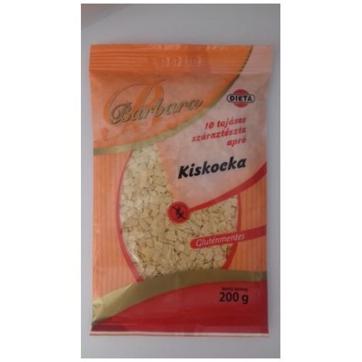 Barbara gluténmentes tészta kiskocka 200g