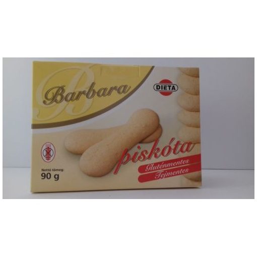 Barbara gluténmentes teasütemény piskóta 90g