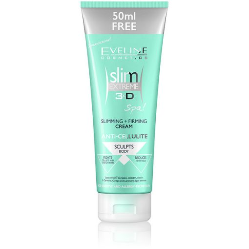 Eveline Slim extreme 3D karcsúsító+bőrfeszesítő krém 200ml