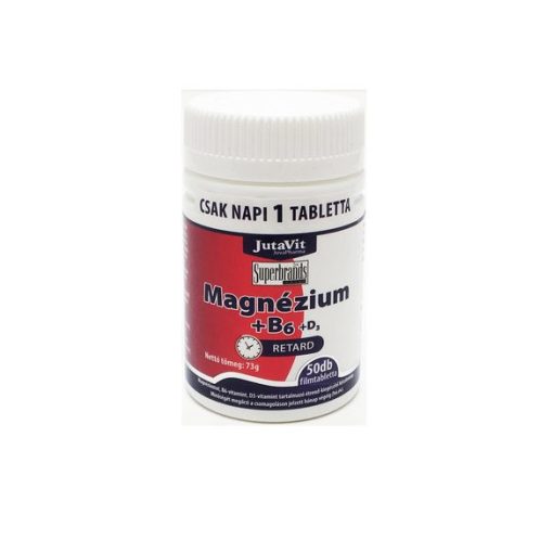 JutaVit Magnézium 250mg +B6 +D3 retard tabletta 50x