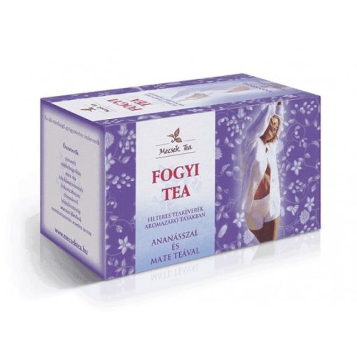 Mecsek Fogyi Tea Ananásszal és Mate teával filt.20x1g 20g