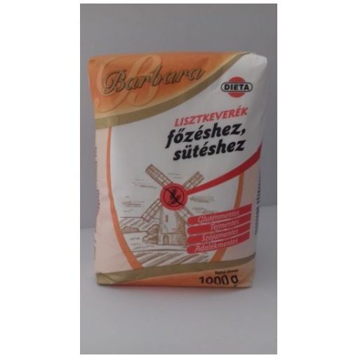 Barbara gluténmentes lisztkeverék főzéshez, sütéshez 1kg