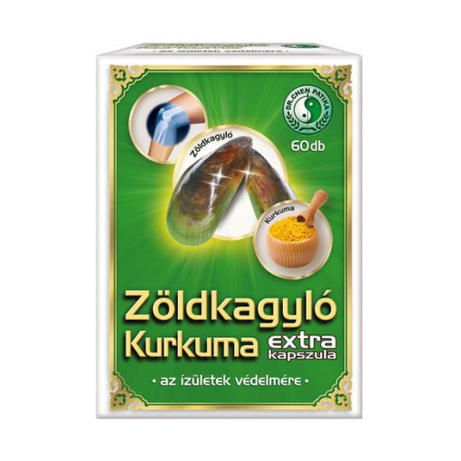 Dr.Chen Zöldkagyló Kurkuma extra kapszula 60x