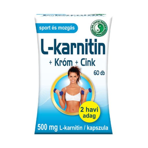 Dr.Chen L-karnitin 500 + Króm és cink kapszula 60x