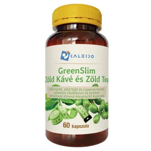 Caleido GreenSlim Zöld kávé és Zöld tea kapszula 550mg 60x