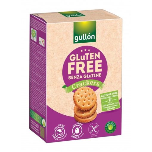 Gullon Crackers sós keksz glutén-tojás-tej-laktózmentes 200g