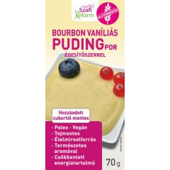 Szafi Reform Bourbon vaníliás pudingpor gluténmentes 70g