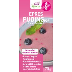 Szafi Reform paleo pudingpor epres édesítőszerrel 70g