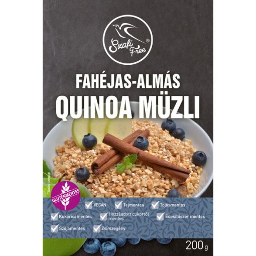 Szafi Free Fahéjas-almás quinoa müzli 200g