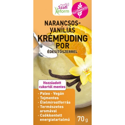 Szafi Reform krémpuding por narancsos-vaniliás 70g