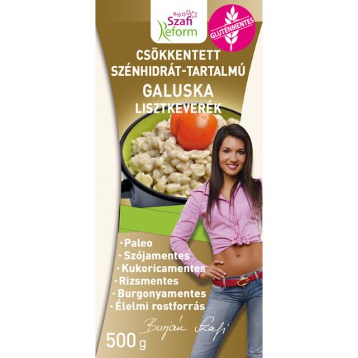 Szafi reform csökkentett szénhidrát galuska lisztkeverék 500g