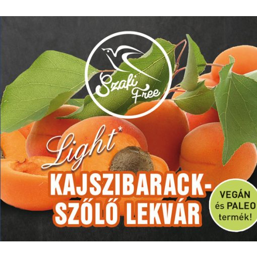 Szafi Free kajszibarack-szőlő lekvár light 350g