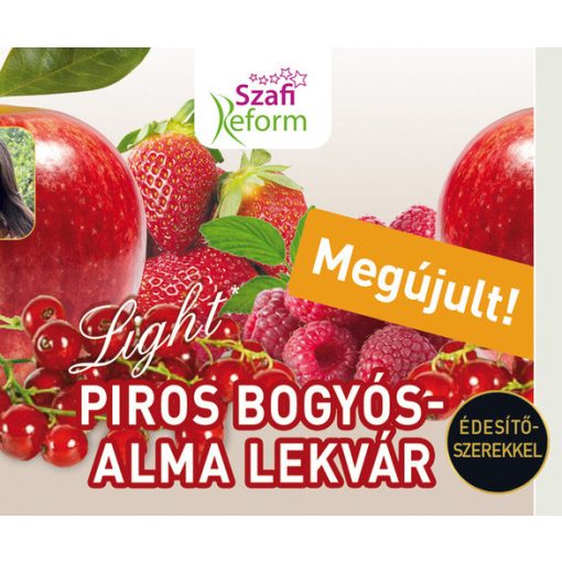 Szafi Reform piros bogyós-alma lekvár light 350g