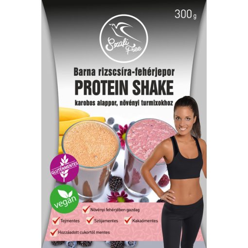 Szafi Free Barna-rizscsíra fehérjepor Protein Shake 300g