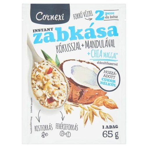 Cornexi zabkása kókusz-mandula-chia mag HCN 65g