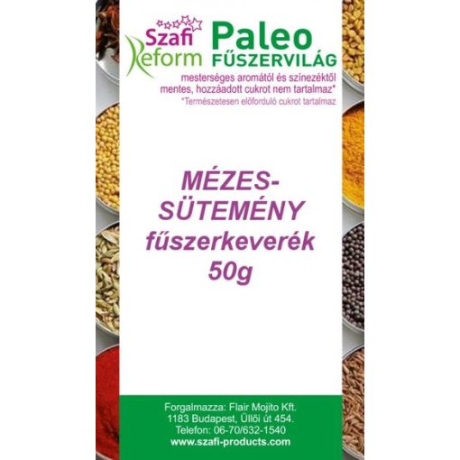 Szafi Reform Mézessütemény fűszerkeverék 50g