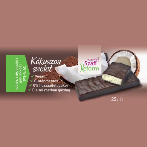 Szafi Reform Kókuszos szelet 25g