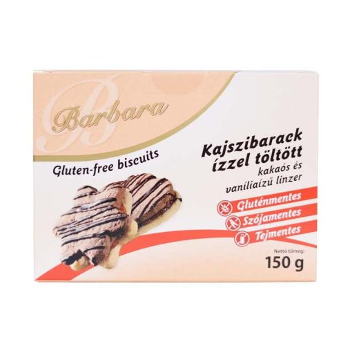 Barbara gluténmentes teasütemény kajszibarackos linzer 150g